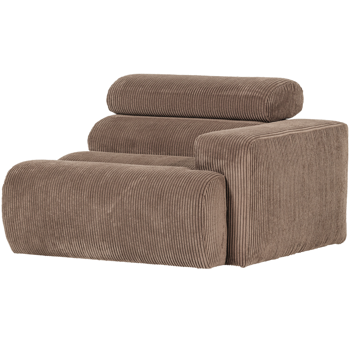 Novi 1 Zits Element Arm Rechts Ribstof Taupe