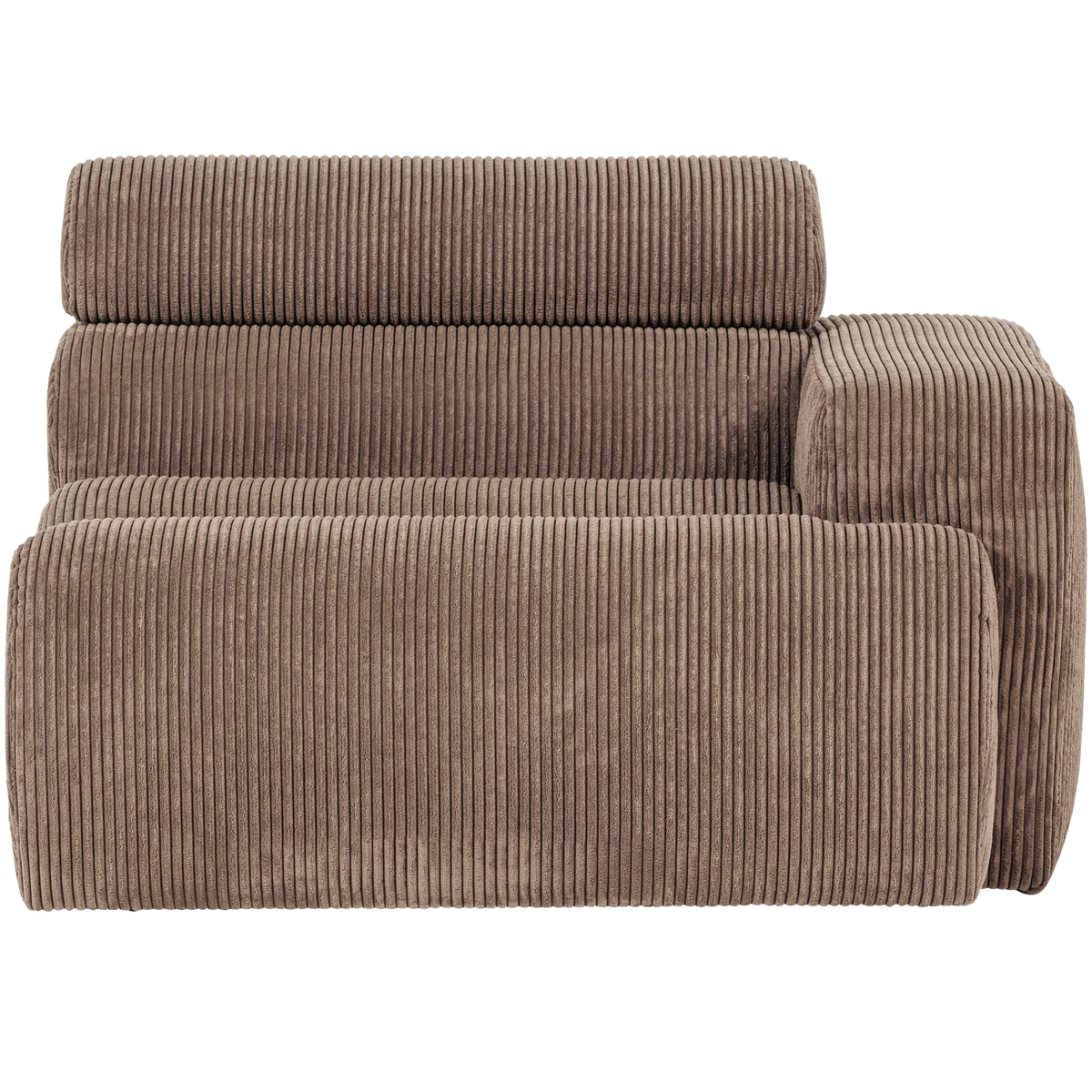 Novi 1 Zits Element Arm Rechts Ribstof Taupe