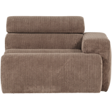 Novi 1 Zits Element Arm Rechts Ribstof Taupe