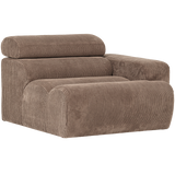 Novi 1 Zits Element Arm Rechts Ribstof Taupe