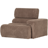 Novi 1 Zits Element Arm Rechts Ribstof Taupe