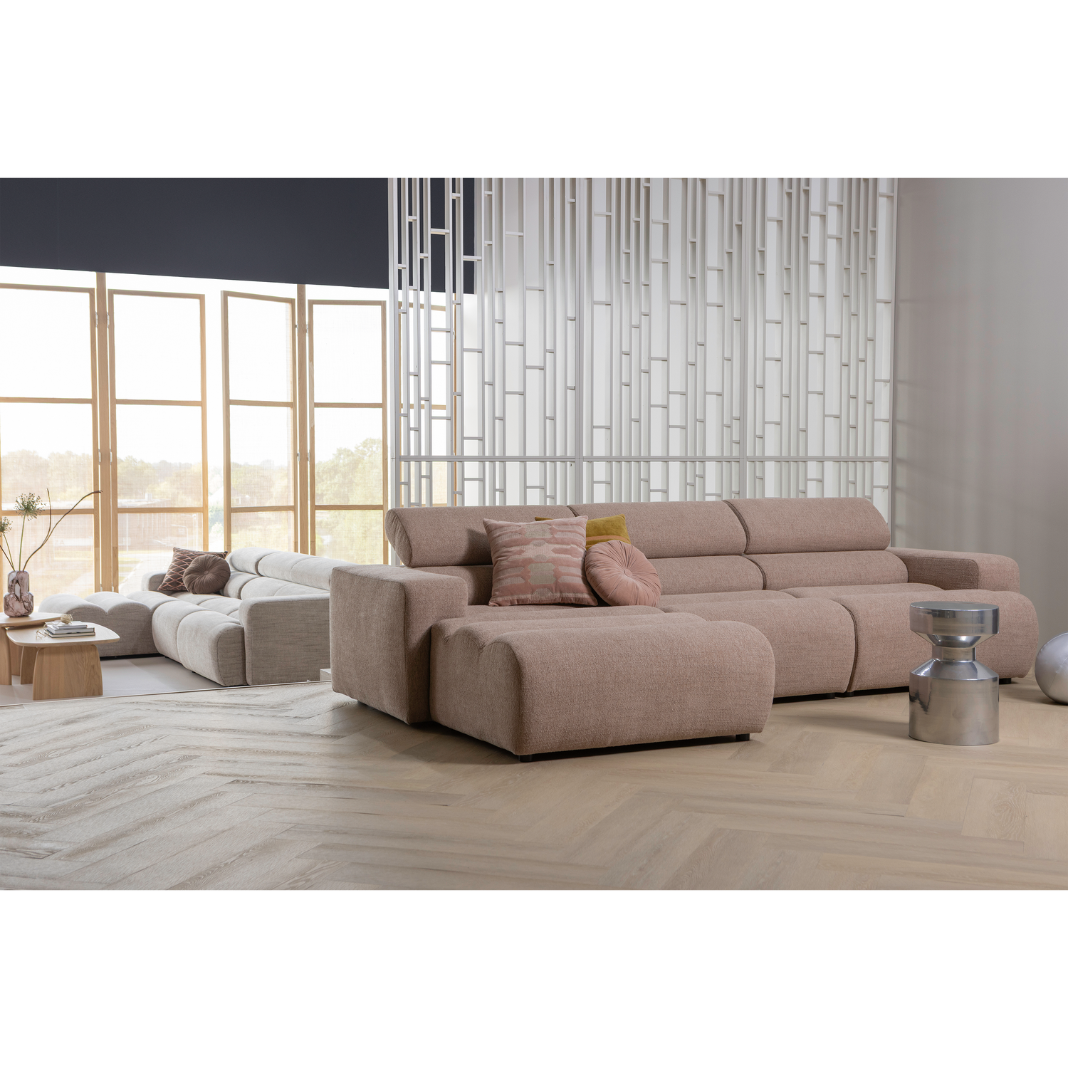 Novi 1 Zits Element Arm Rechts Boucle Taupe