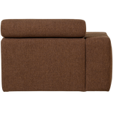 Novi Chaise Longue Element Arm Links Boucle Mokkabruin