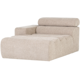 Novi Chaise Longue Element Arm Links Boucle Naturel