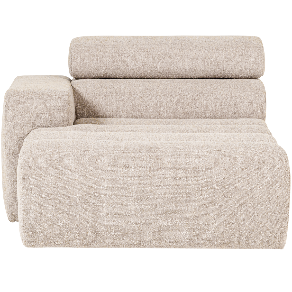 Novi Chaise Longue Element Arm Links Boucle Naturel