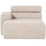Novi Chaise Longue Element Arm Links Boucle Naturel