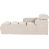 Novi Chaise Longue Element Arm Links Boucle Naturel