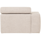 Novi Chaise Longue Element Arm Links Boucle Naturel