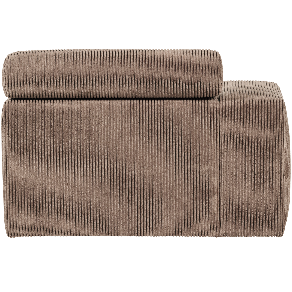 Novi Chaise Longue Element Arm Links Ribstof Taupe
