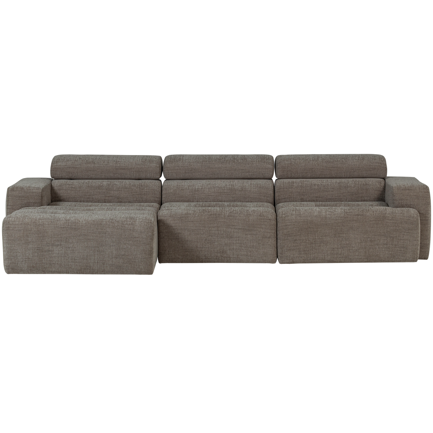 Novi Chaise Longue Bank Links Grijs Melange
