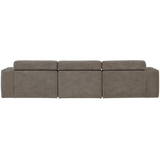 Novi Chaise Longue Bank Links Grijs Melange