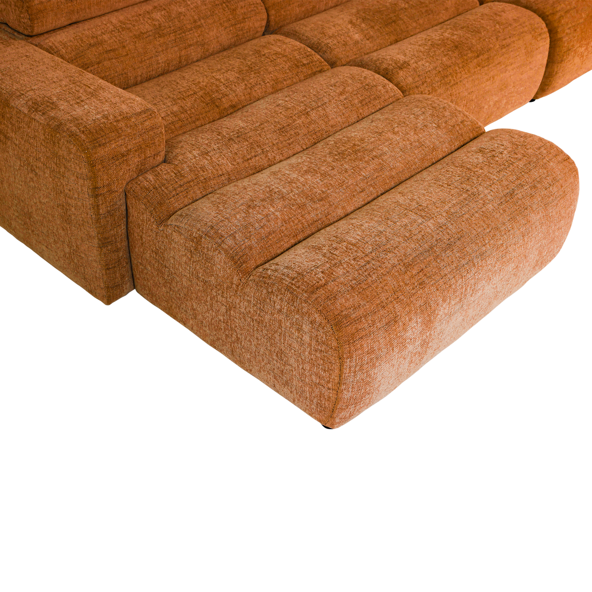 Novi Chaise Longue Bank Links Oranje Melange
