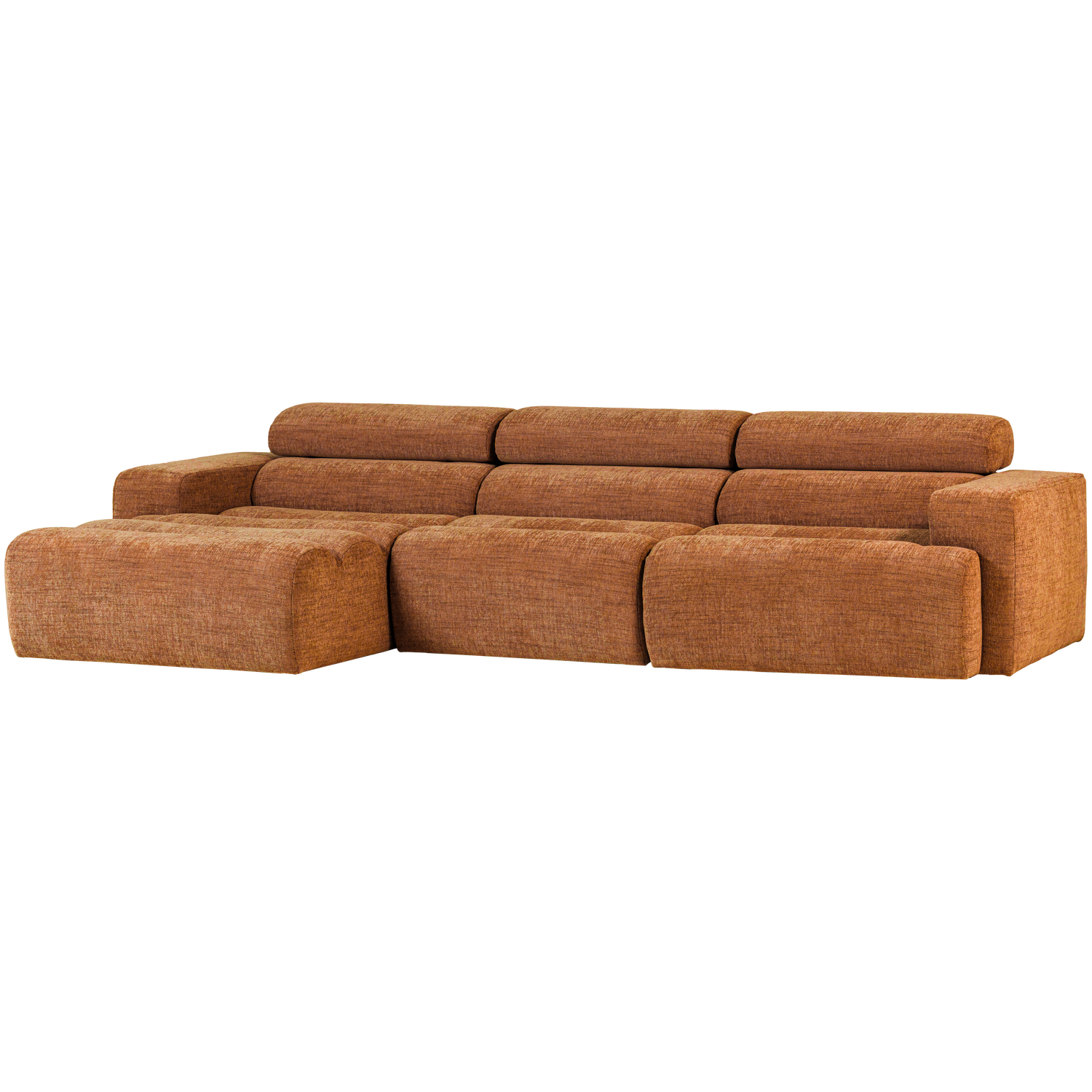 Novi Chaise Longue Bank Links Oranje Melange