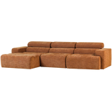 Novi Chaise Longue Bank Links Oranje Melange