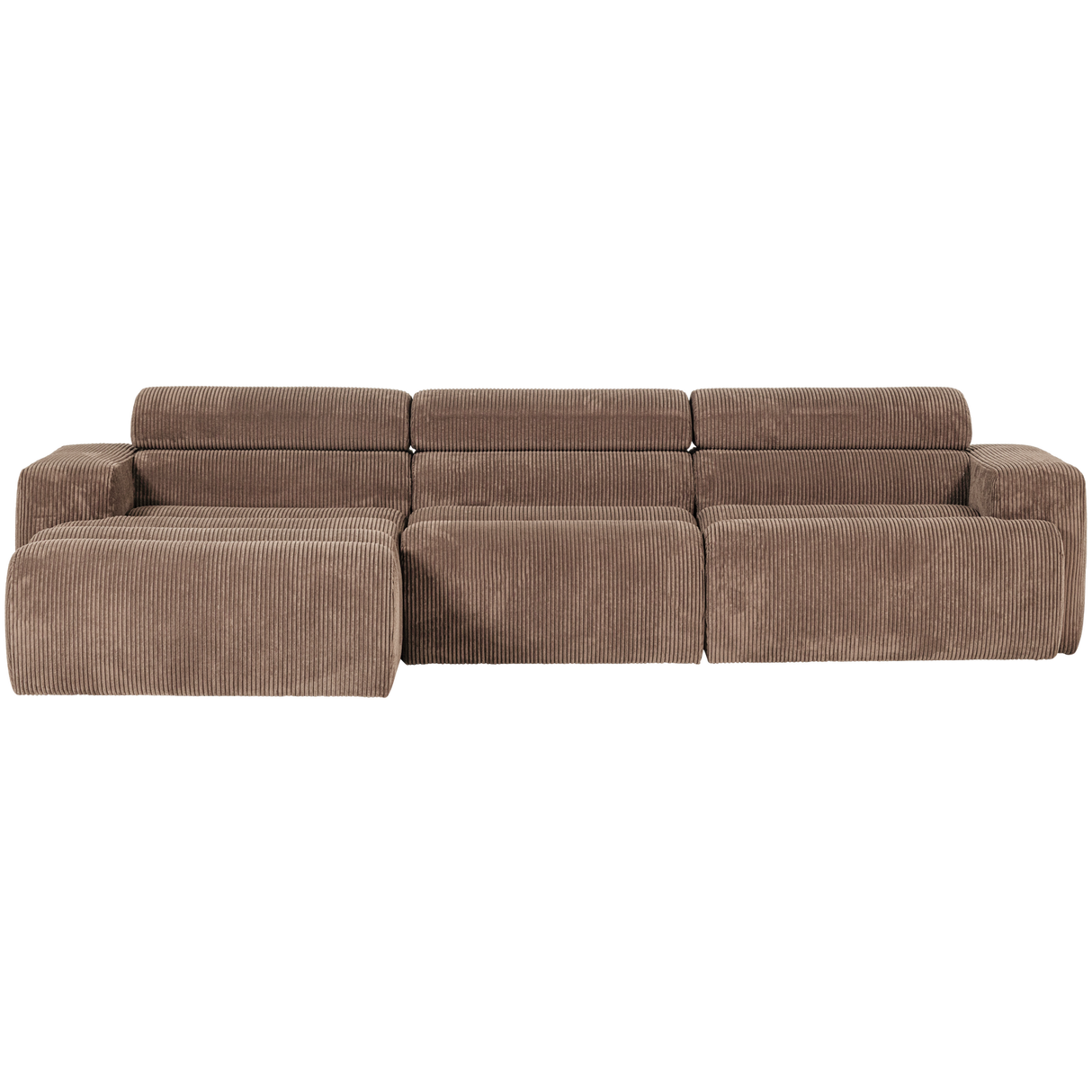 Novi Chaise Longue Bank Links Ribstof Taupe