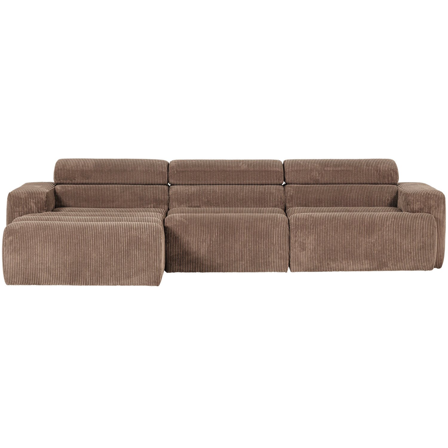 Novi Chaise Longue Bank Links Ribstof Taupe