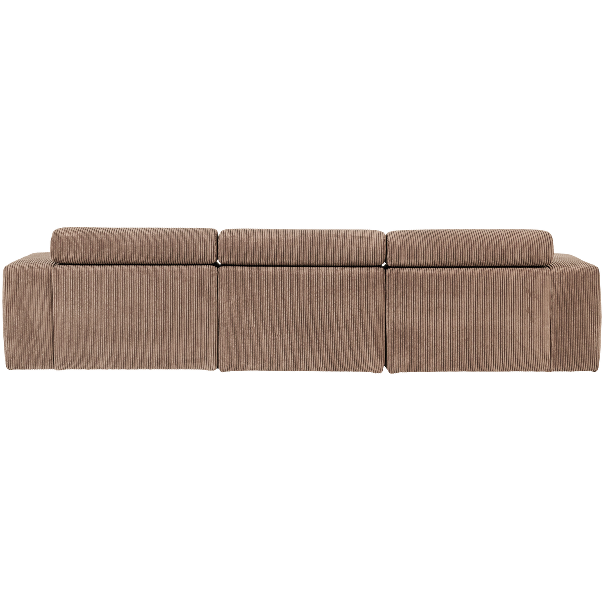 Novi Chaise Longue Bank Links Ribstof Taupe