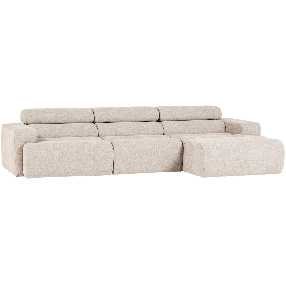 Novi Chaise Longue Bank Rechts Boucle Naturel