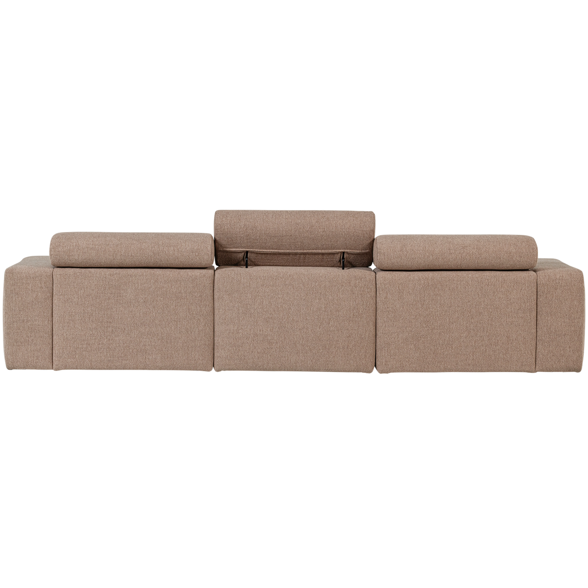 Novi Chaise Longue Bank Rechts Boucle Taupe