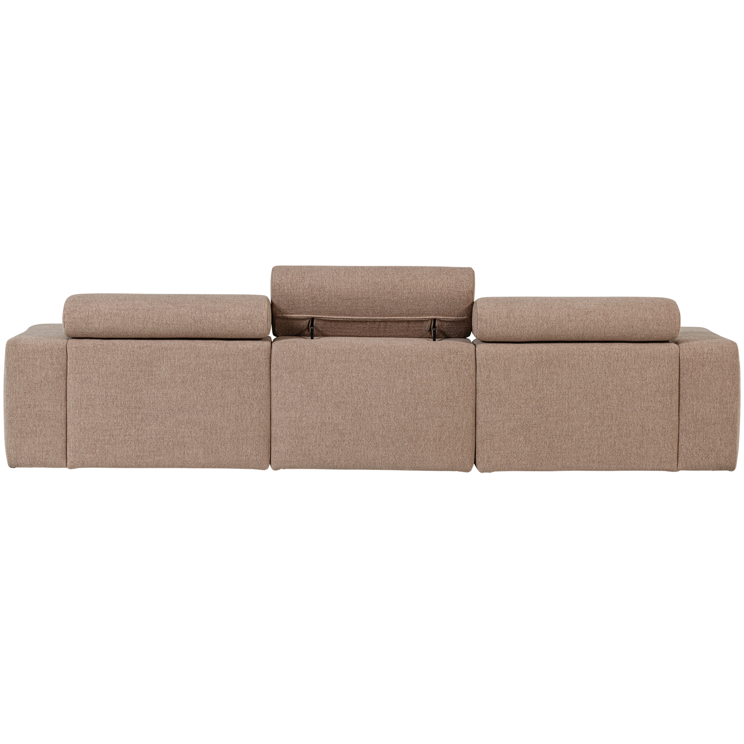 Novi Chaise Longue Bank Rechts Boucle Taupe