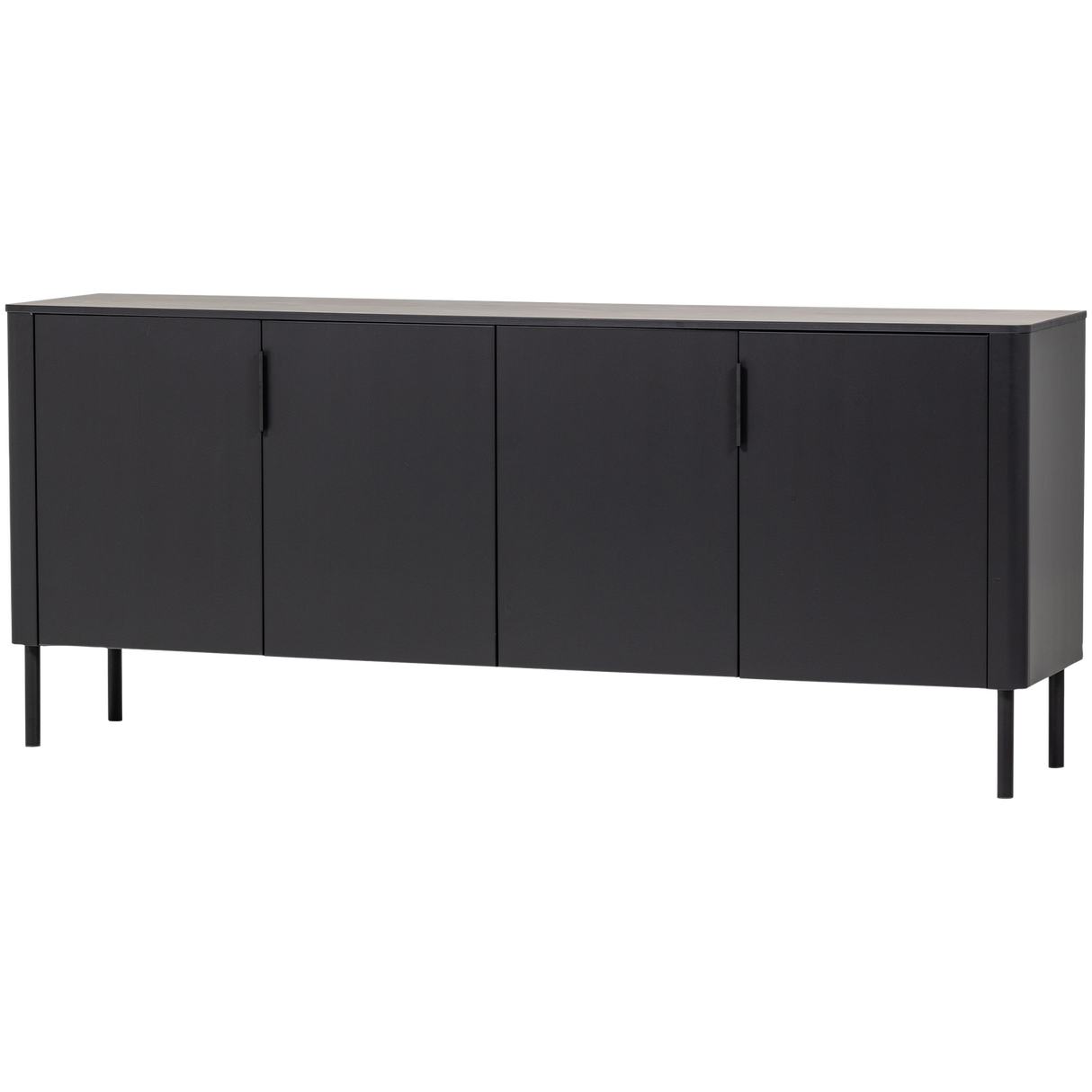 Gunnar Dressoir 200 Cm Grenen Matzwart [Fsc]