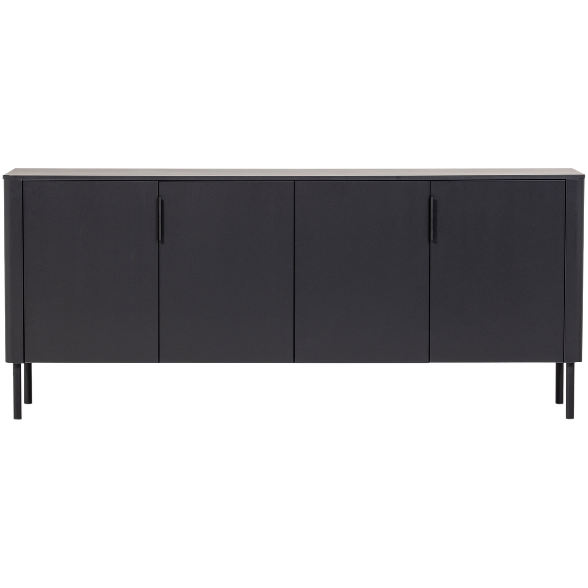 Gunnar Dressoir 200 Cm Grenen Matzwart [Fsc]
