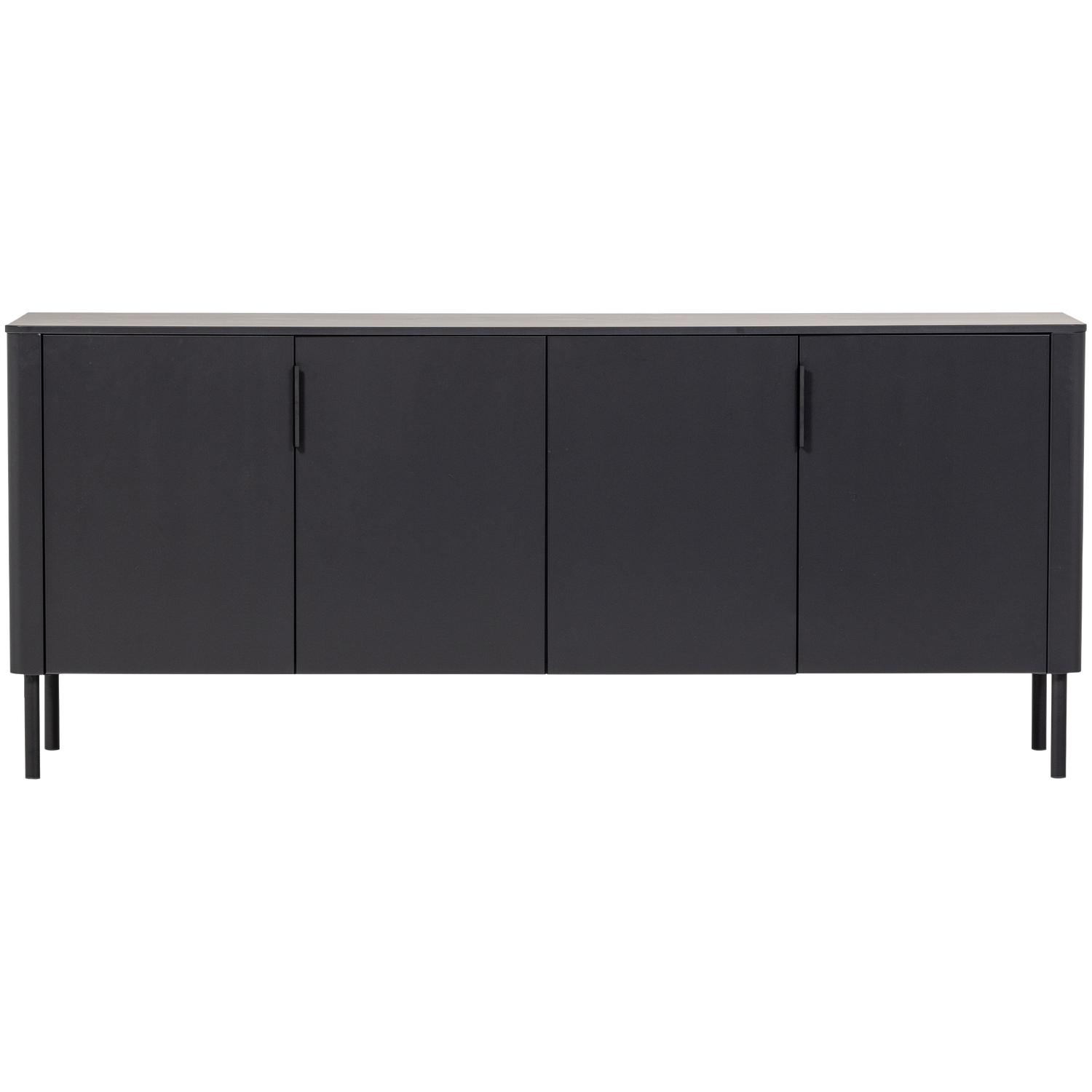 Gunnar Dressoir 200 Cm Grenen Matzwart [Fsc]