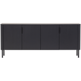 Gunnar Dressoir 200 Cm Grenen Matzwart [Fsc]
