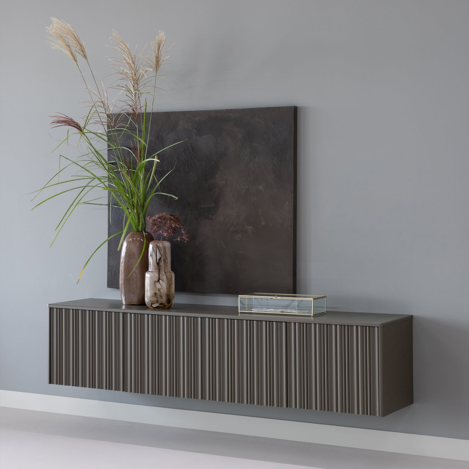Nova Tv Meubel 200 Cm Grenen Truffel Bruin [Fsc]