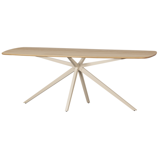 Tablo Eettafel Deens Ovaal Vj 220x100 Cm Transparant [Fsc]