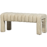 Frex Gestoffeerd Bankje Boucle Naturel [Fsc]
