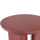 Orivo Bijzettafel Hout Hoogglans Roodroze [Fsc]