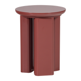 Orivo Bijzettafel Hout Hoogglans Roodroze [Fsc]