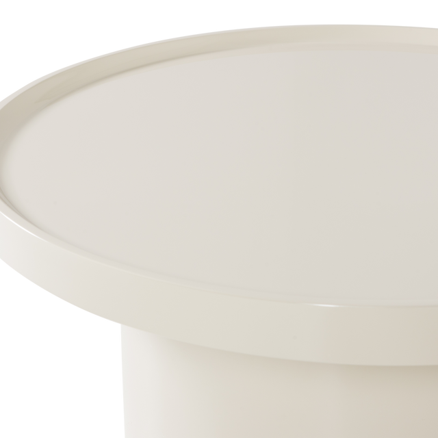 Veluna Bijzettafel 40 X70 Cm Hout Hoogglans Zand [Fsc]