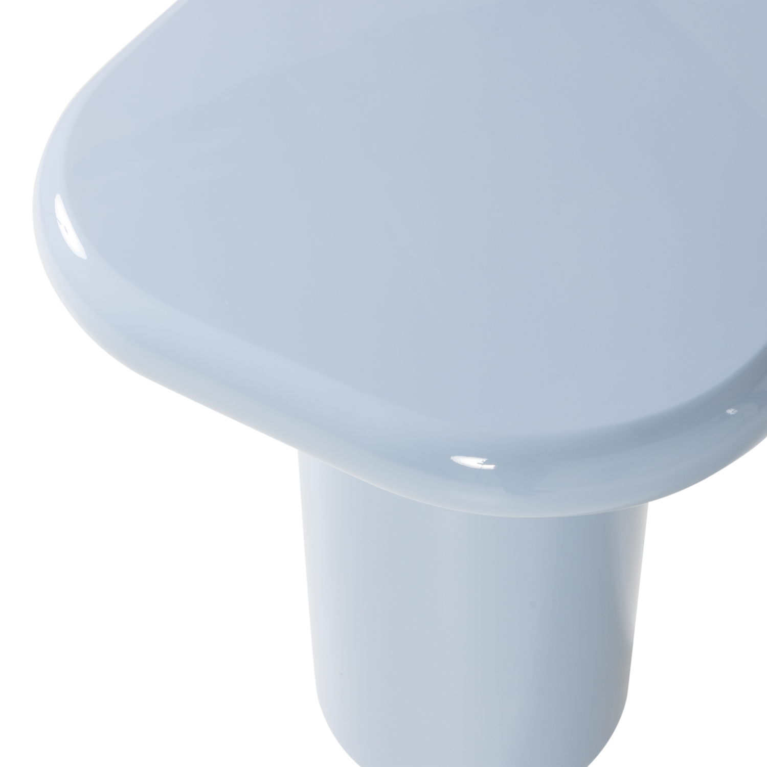 Zava Bijzettafel Hout Hoogglans Lichtblauw [Fsc]