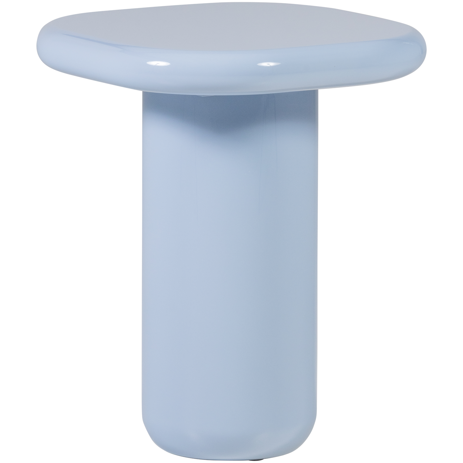 Zava Bijzettafel Hout Hoogglans Lichtblauw [Fsc]