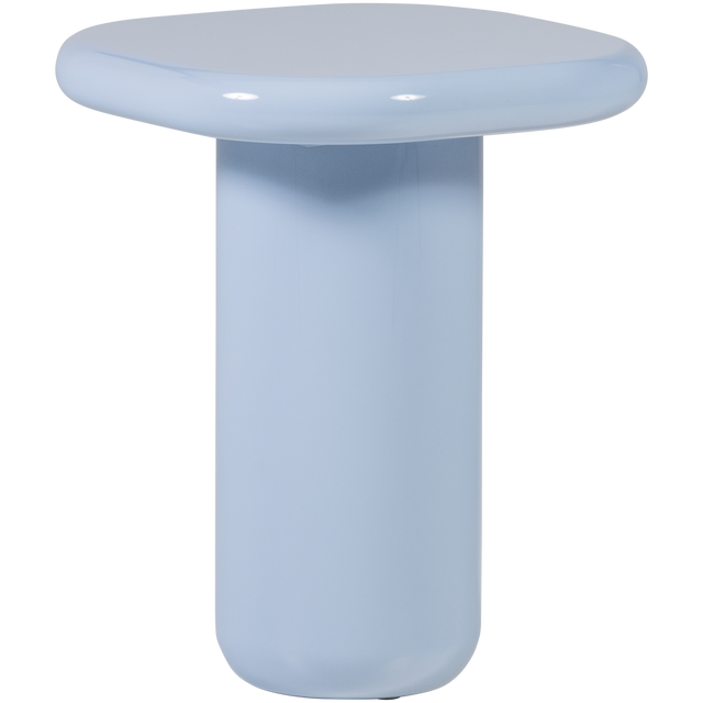 Zava Bijzettafel Hout Hoogglans Lichtblauw [Fsc]
