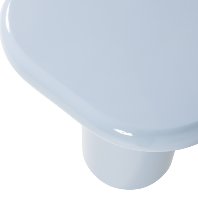 Zava Bijzettafel Hout Hoogglans Lichtblauw [Fsc]