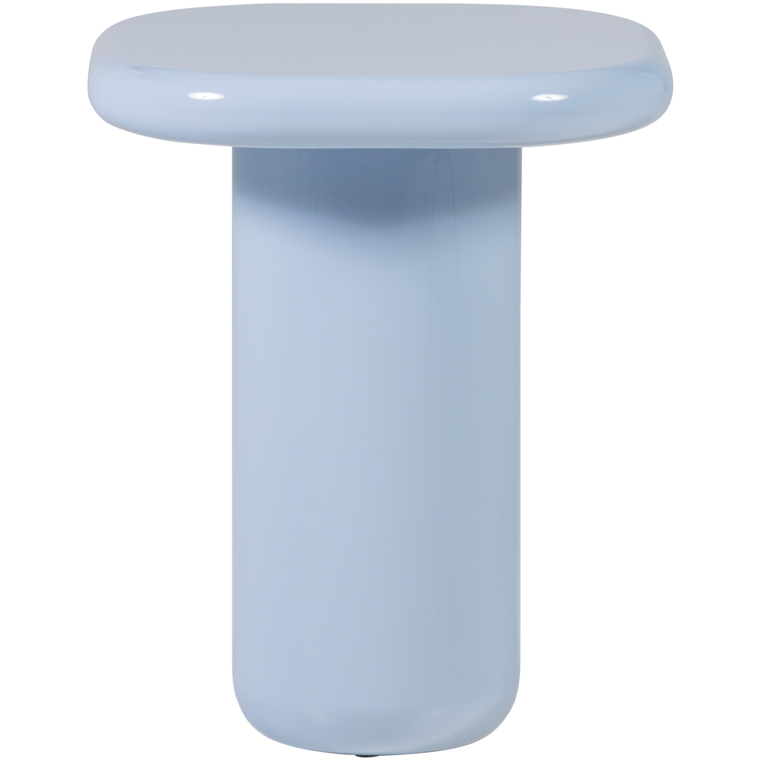 Zava Bijzettafel Hout Hoogglans Lichtblauw [Fsc]