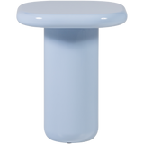 Zava Bijzettafel Hout Hoogglans Lichtblauw [Fsc]