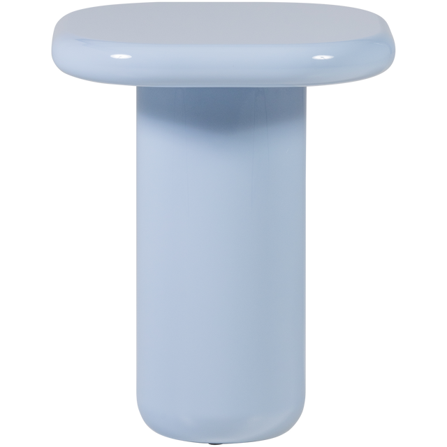 Zava Bijzettafel Hout Hoogglans Lichtblauw [Fsc]