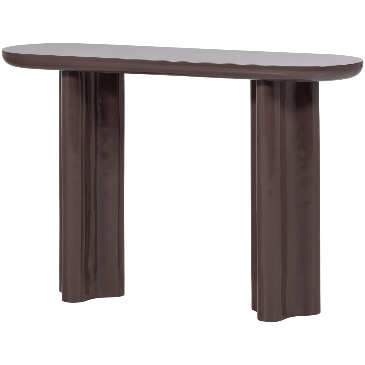 Evara Sidetable Hout Hoogglans Donkerbruin [Fsc]