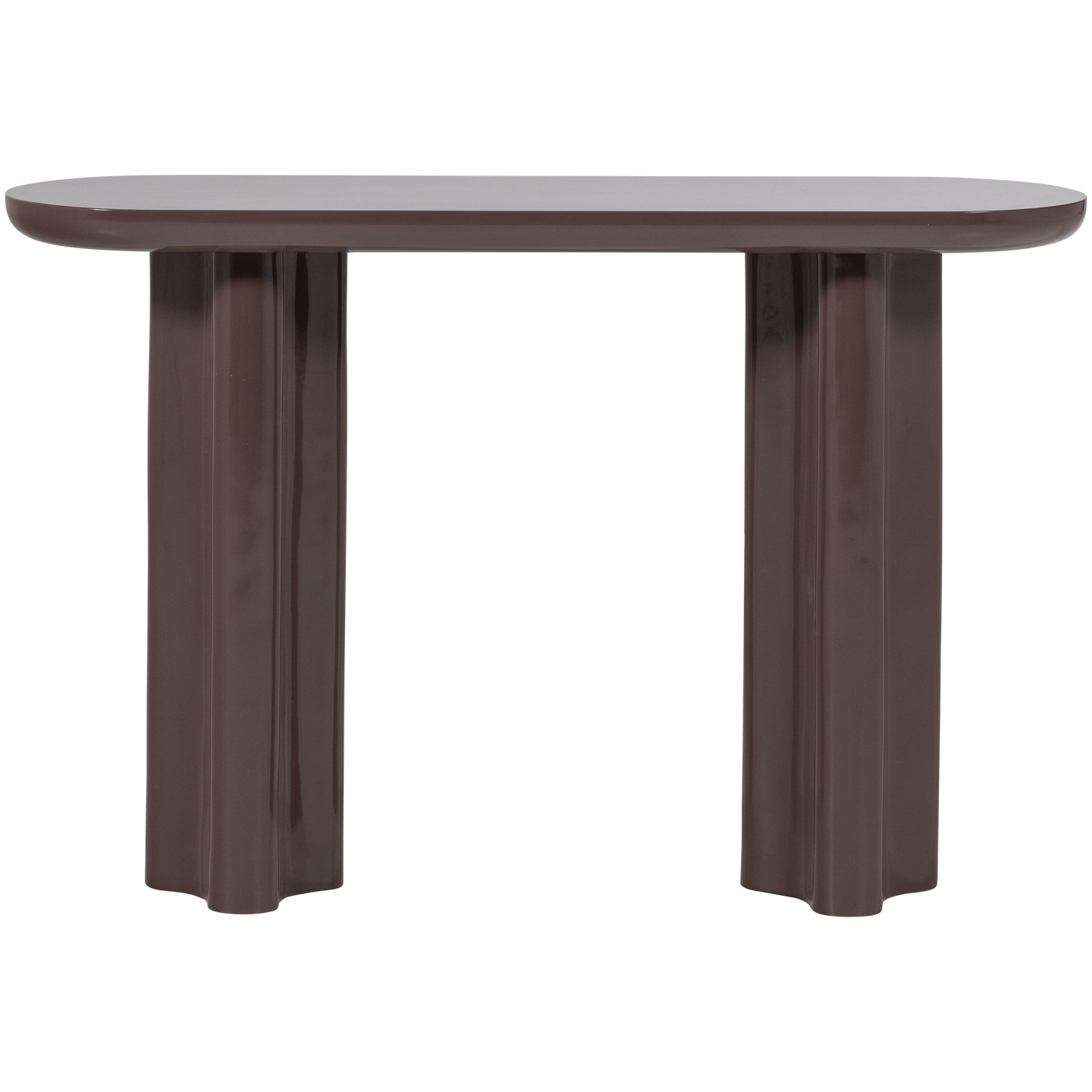 Evara Sidetable Hout Hoogglans Donkerbruin [Fsc]