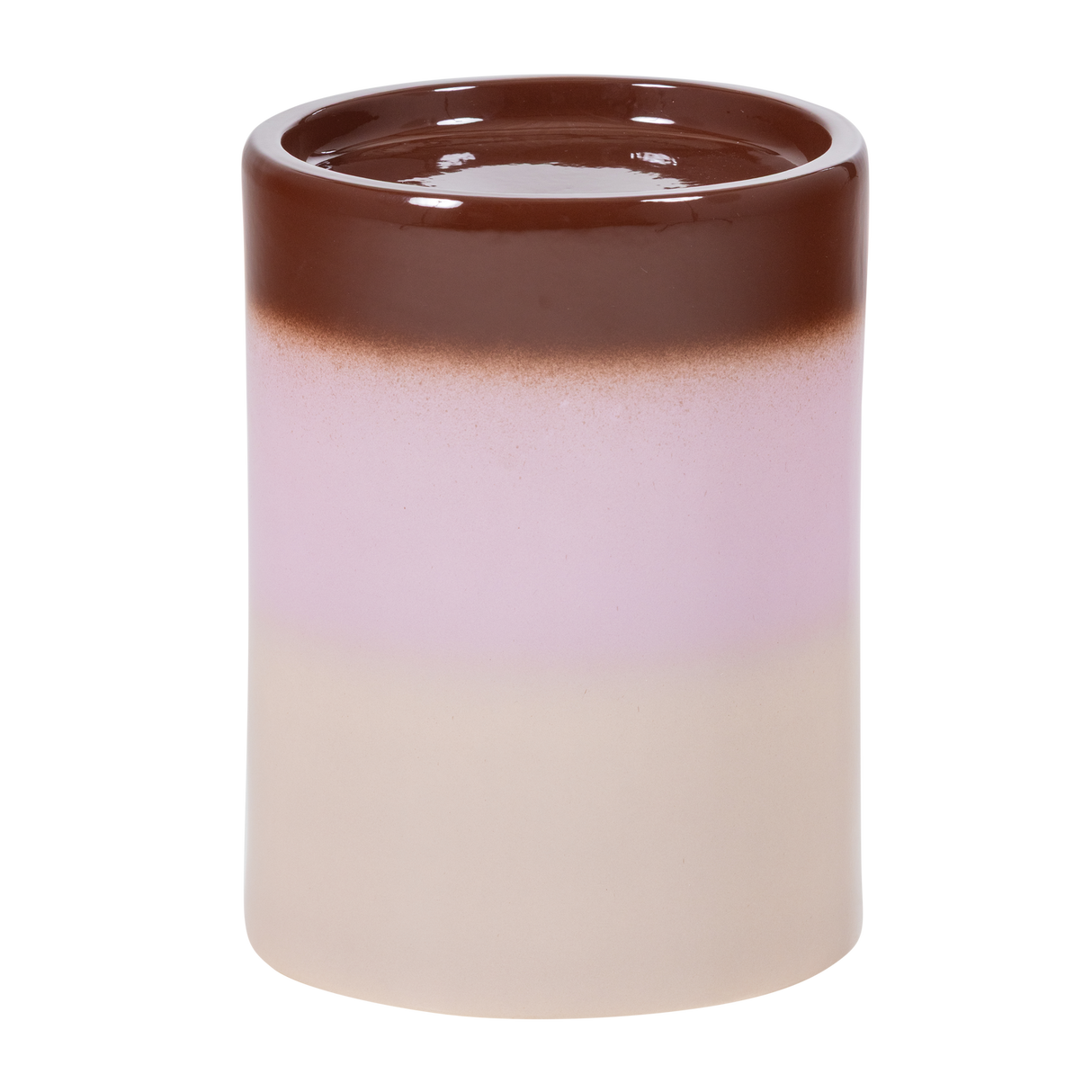 Ollo Decoratieve Bijzettafel O35x44 Cm Keramiek Roze/Bruin