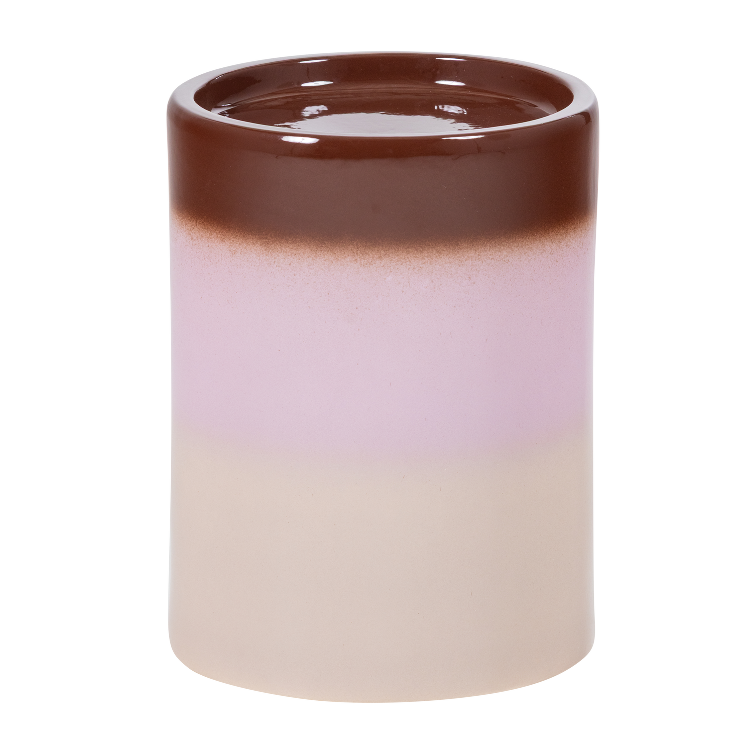 Ollo Decoratieve Bijzettafel O35x44 Cm Keramiek Roze/Bruin