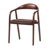 Bran Eetkamerstoel Beukenhout Velvet Bruin [Fsc]