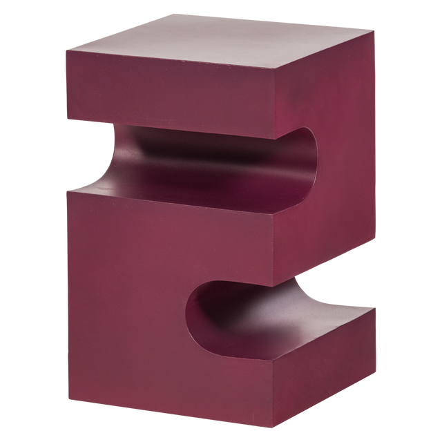 Jessa Bijzettafel Metaal Paars/Bruin