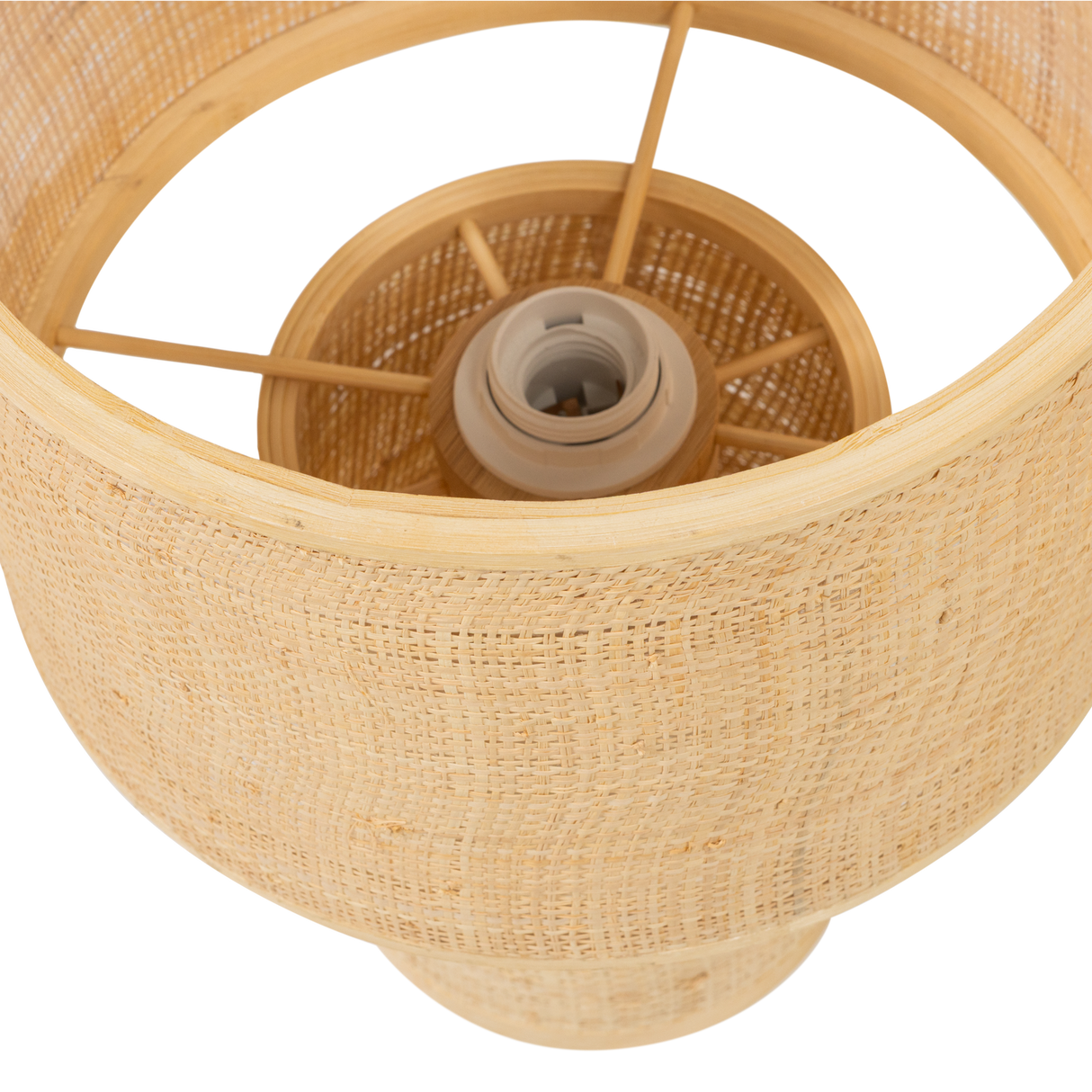 Syro Tafellamp Raffia Naturel 38 Xo28 Cm