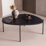 Kota Salontafel 36 X92 X68 Cm Mdf/Fineer Zwart