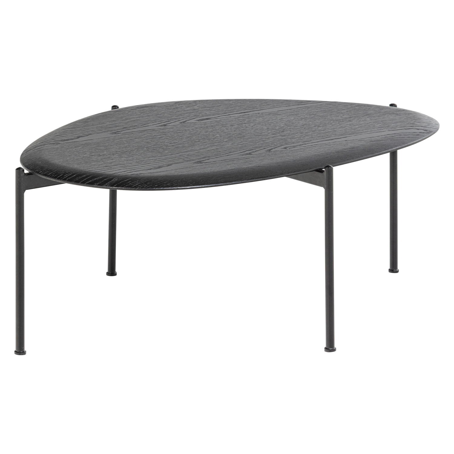 Kota Salontafel 36 X92 X68 Cm Mdf/Fineer Zwart